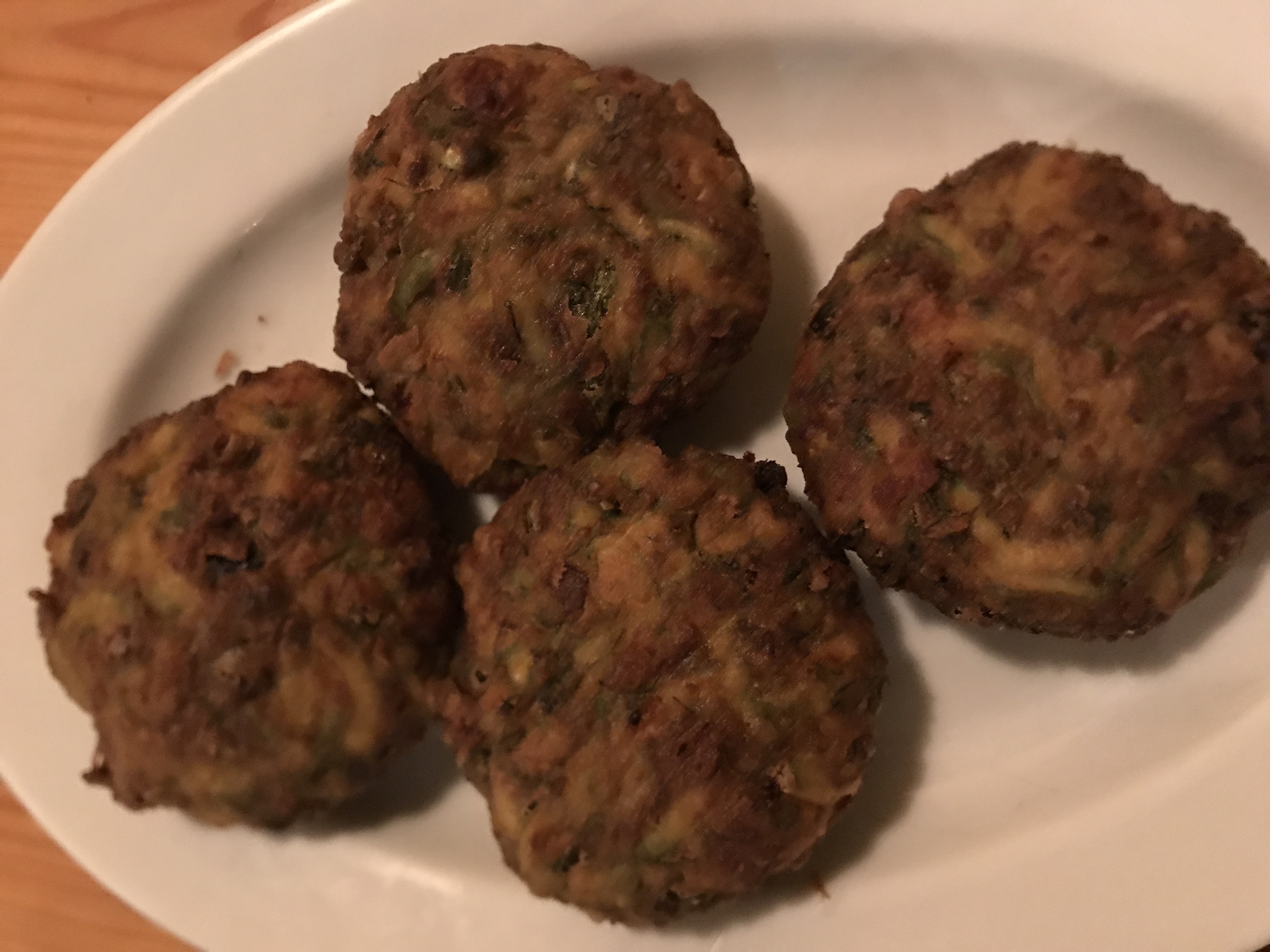 Zucchini fritters/balls